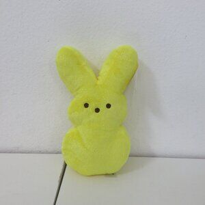(#130) Peeps Yellow Bunny Plush 11" inches